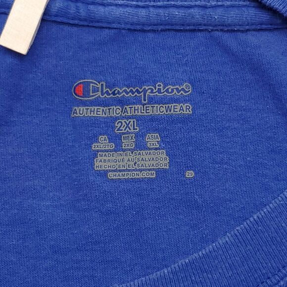 Champion University of Florida Short Sleeve Graphic T Shirt Mens Size 2XL Blue - Picture 3 of 9